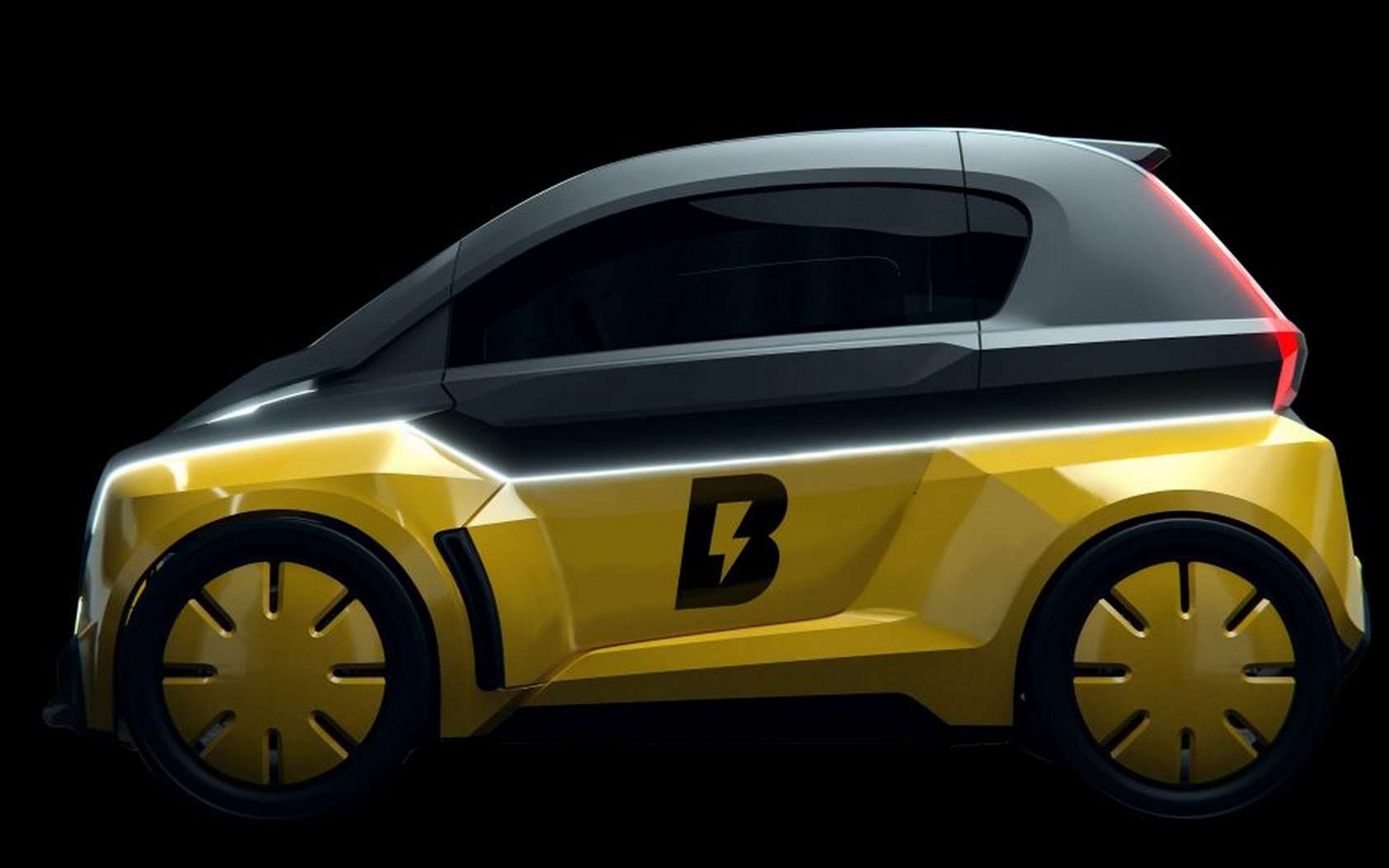 usain bolt launches into the electric car
